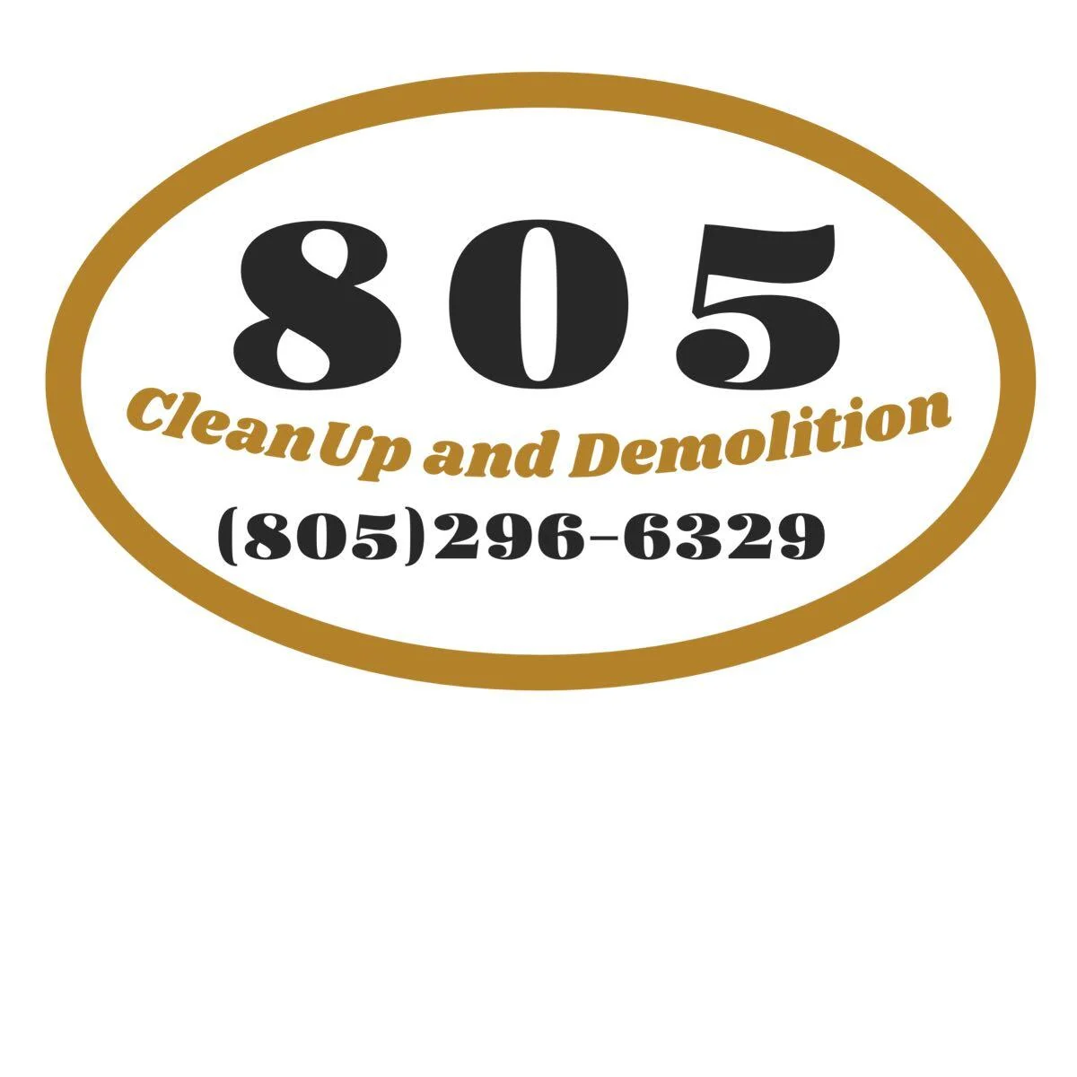 805 Cleanup and Demolition original business logo